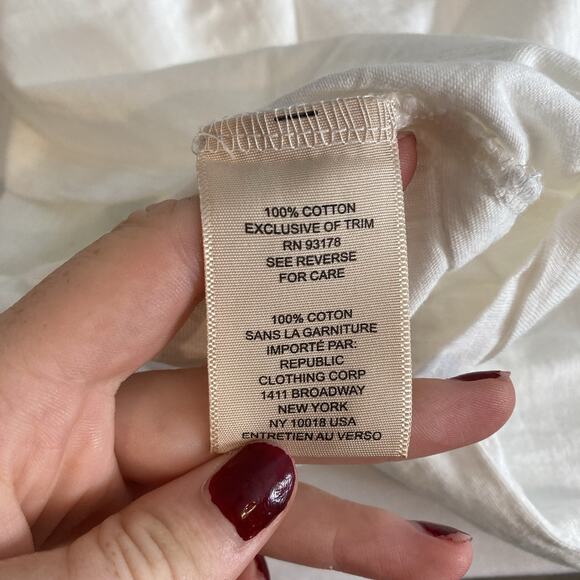 Philosophy Women’s Lace Sleeves Top Size 2X Soft‎ Indian Cotton Boho Artsy Flowy - Picture 6 of 11